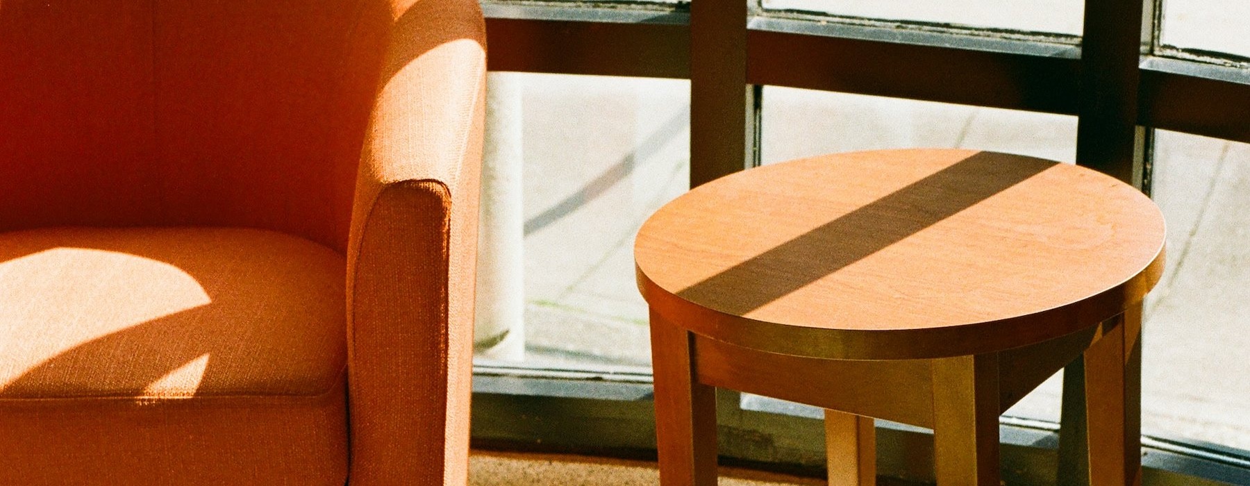 a chair and a table
